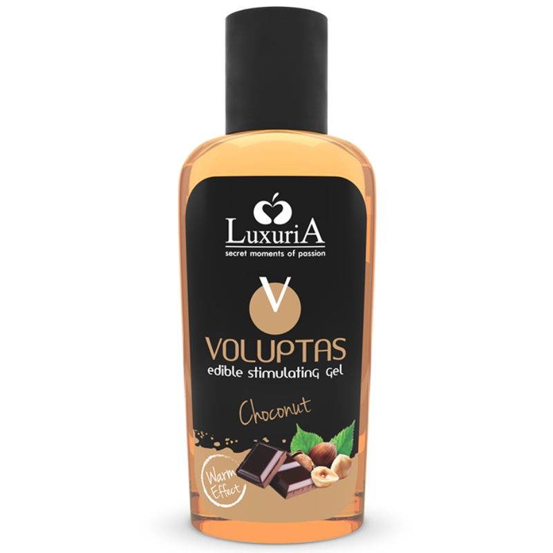 INTIMATELINE LUXURIA - VOLUPTAS EETBARE MASSAGEGEL WARMEND EFFECT - CHOCONUT 100 ML