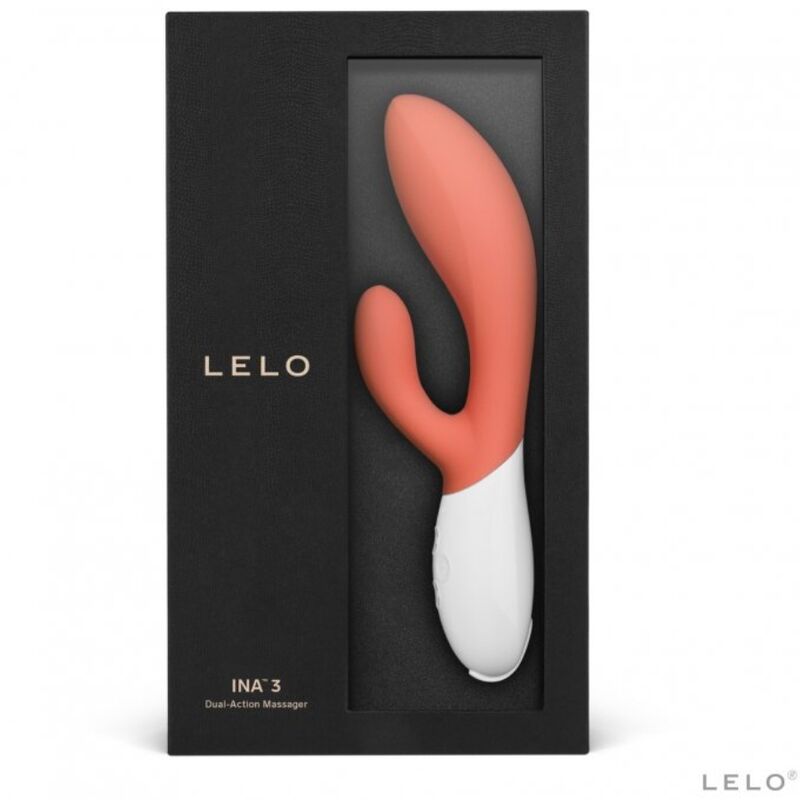 LELO - INA 3 LUXE KORAALKLEURIGE KONIJNENVIBRATOR