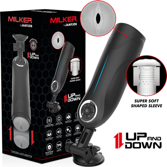 JAMYJOB - MELKMACHINE STROKER OP-EN-NEER FUNCTIE