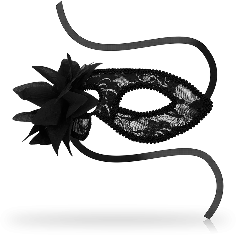 OHMAMA - MASKERS ZWART KANT EN BLOEMEN MASKERS