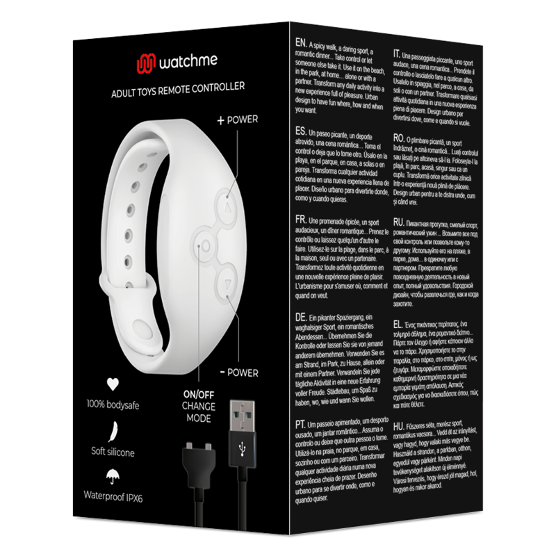 WATCHME - DRAADLOZE TECHNOLOGIE HORLOGE GITZWART EN KOPER