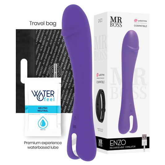 MR BOSS - ENZO VIBRATOR + WATCHME AFSTANDSBEDIENING
