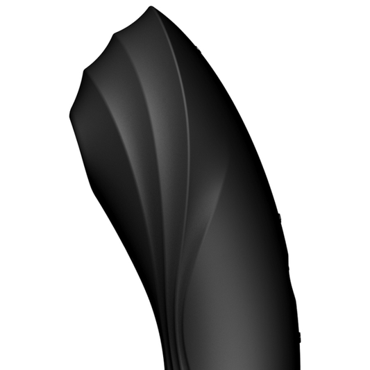 SATISFYER - CURVY TRINITY 4 LUCHTDRUKVIBRATOR ZWART