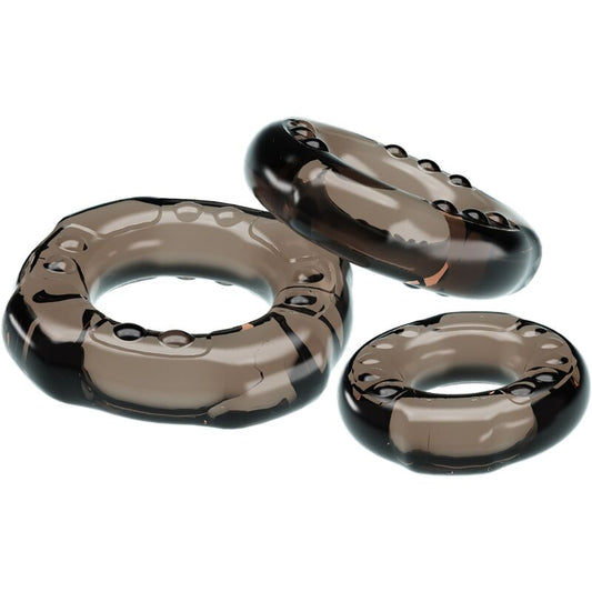 BAILE - COCK RINGS YVONNE SET 3 PIEMELRINGEN