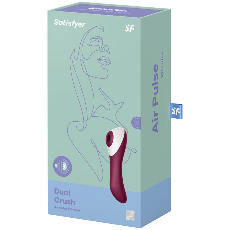 SATISFYER - DUAL CRUSH LUCHTDRUKVIBRATOR