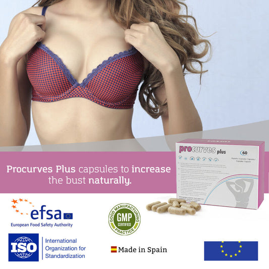500 COSMETICA - PROCURVES PLUS CAPSULES VOOR NATUURLIJKE BORSTVERGROTING