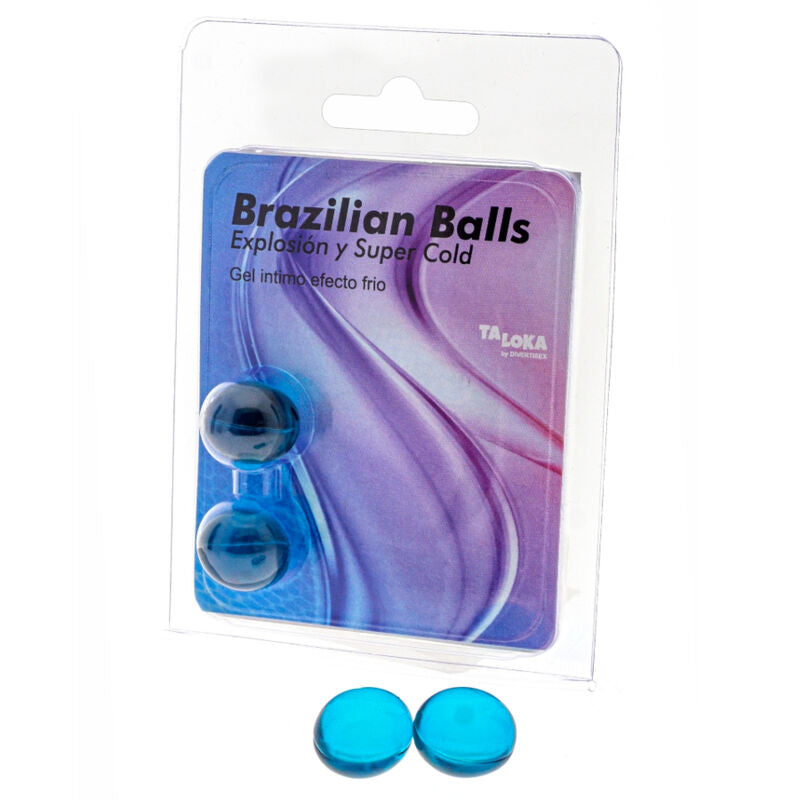 TALOKA - 2 BRAZILIAANSE BALLEN KOUDE EFFECT OPWINDENDE GEL