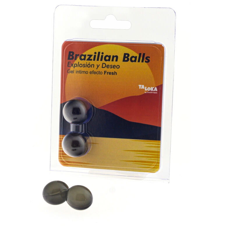 TALOKA - 2 BRAZILIAN BALLS FRESH EFFECT OPWINDENDE GEL