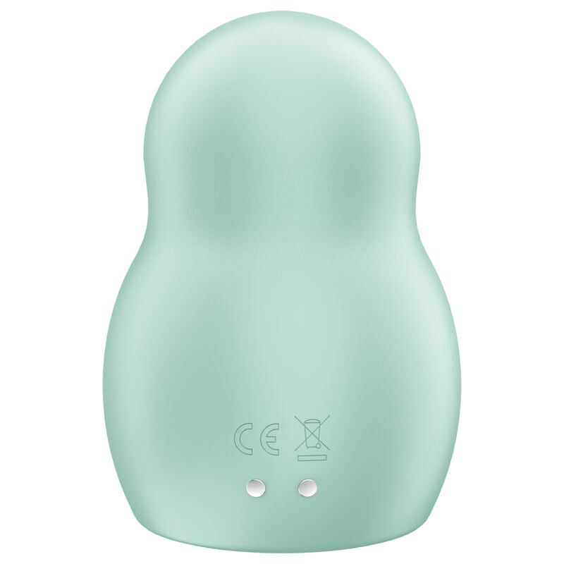 SATISFYER - PRO TO GO 1 DUBBELE LUCHTDRUK STIMULATOR & VIBRATOR GROEN