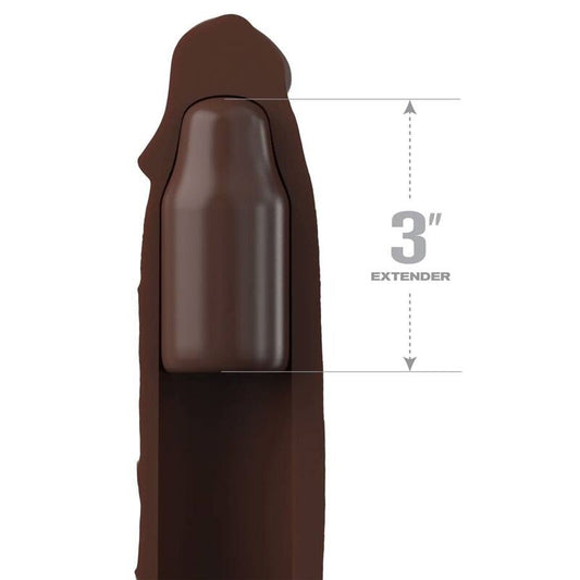 FANTASY X-TENSIONS - PIPEDREAMS EXTENSION MET BAND 17,78 CM BRUIN