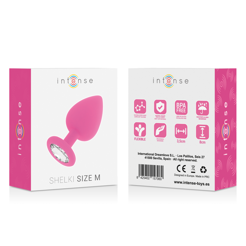 INTENSE - SHELKI M ANALE PLUG FUCHSIA