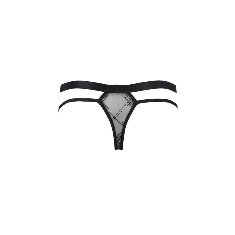 PASSIE - 029 TANGA COLLIN ZWART L/XL
