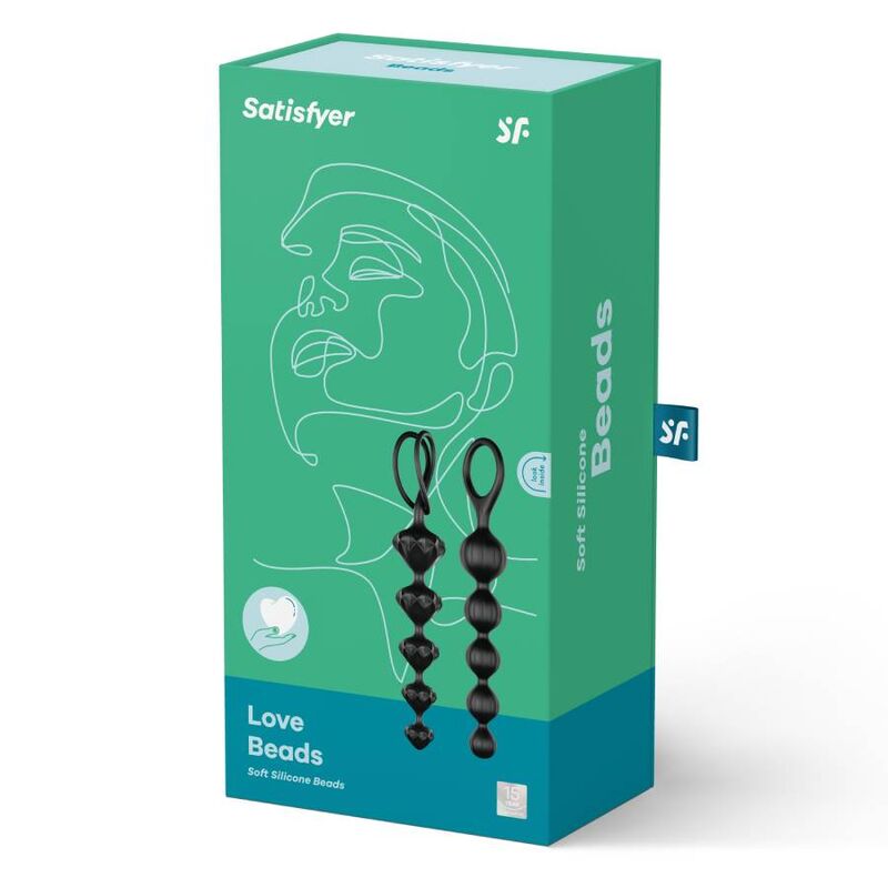 SATISFYER - LOVE BEADS ZWART