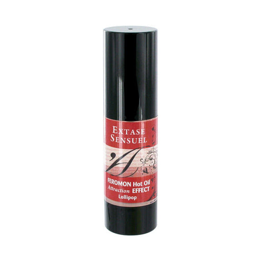EXTASE SENSUAL - VERWARMEND EFFECT MASSAGEOLIE MET LOLLIPOP FEROMONEN 30 ML