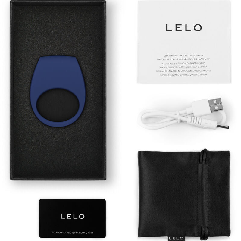 LELO - TOR 3 BLAUWE VIBRERENDE RING