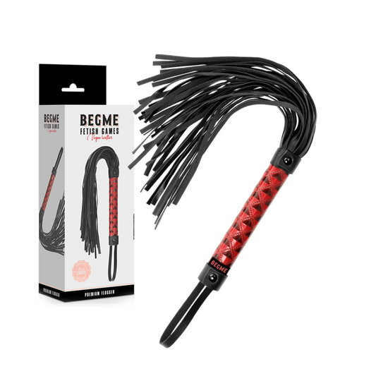 BEGME - RED EDITION VEGAN LEREN SLAGZWEEP