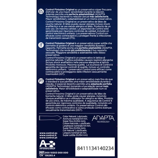 CONTROL - FINISSIMO CONDOMS 12 STUKS