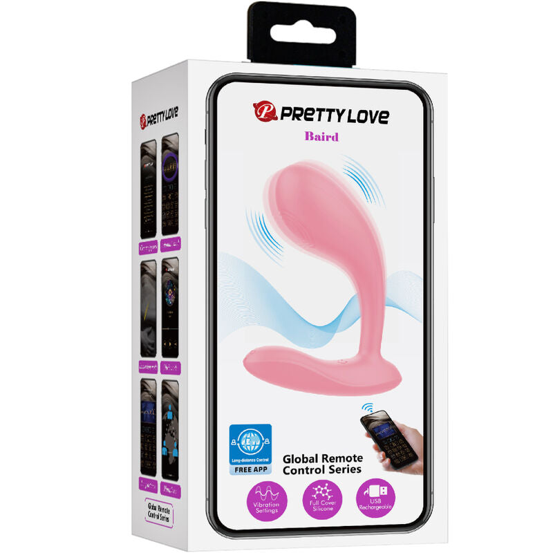 PRETTY LOVE - BAIRD G-SPOT 12 TRILLINGEN OPLAADBARE ROZE APP