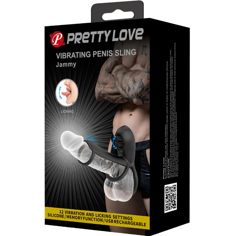 PRETTY LOVE - JAMMY PENISHOES 12 TRILLINGEN MET OPLAADBARE SILICONEN TONG