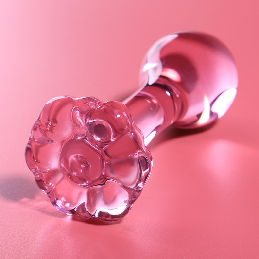 NEBULA SERIE VAN IBIZA - MODEL 2 PLUG ROZE KRISTAL 11 CM -O- 3.5 CM