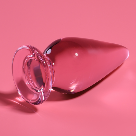 NEBULA-SERIE VAN IBIZA - MODEL 4-POLIGE ROZE KRISTAL 11 CM -Ø- 5 CM