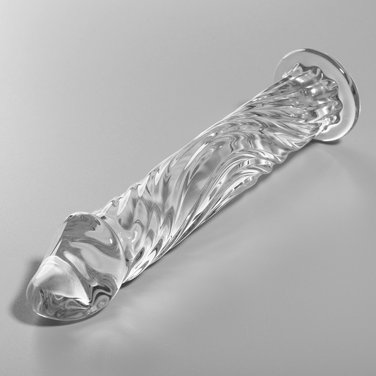 NEBULA SERIE VAN IBIZA - MODEL 12 DILDO HELDER KRISTAL 17 CM -O- 3.5 CM