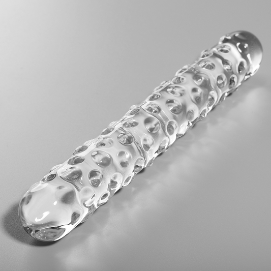 NEBULA SERIE VAN IBIZA - MODEL 15 DILDO KRISTAL HELDER 18,5 CM -O- 3 CM