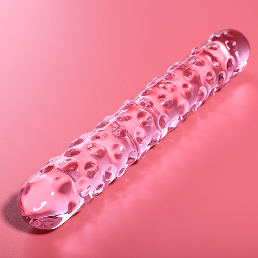 NEBULA SERIE VAN IBIZA - MODEL 15 DILDO ROZE KRISTAL 18,5 CM -O- 3 CM