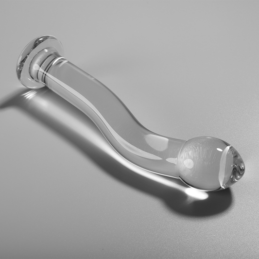 NEBULA SERIE VAN IBIZA - MODEL 18 DILDO KRISTAL HELDER 18.5 CM -O- 3.5 CM