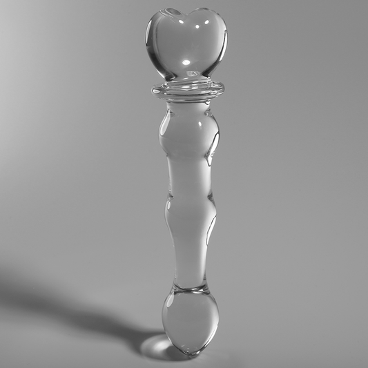 NEBULA SERIE VAN IBIZA - MODEL 21 DILDO BOROSILICAATGLAS HELDER 20,5 CM -Ø- 3,5 CM