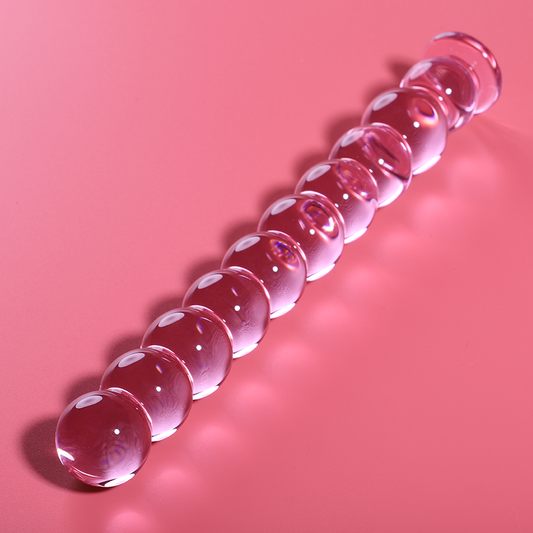 NEBULA SERIES BY IBIZA - MODEL 22 DILDO BOROSILICAATGLAS ROZE 21,5 CM -O- 2,5 CM