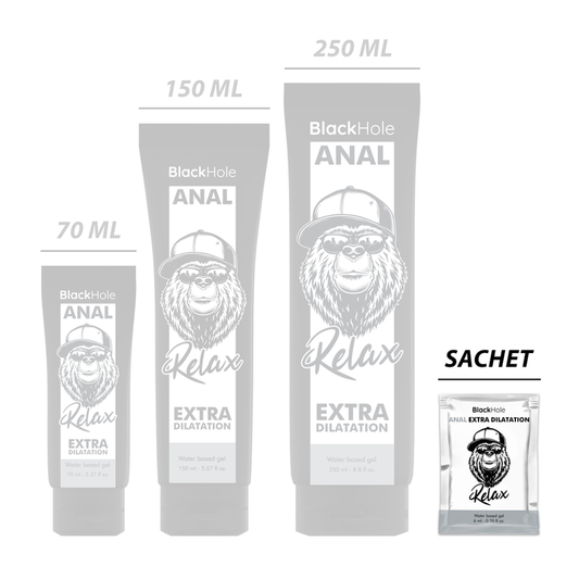 BLACK HOLE - GEL OP WATERBASIS EXTRA VERWIJDING 6 ML ÉÉN DOSERING