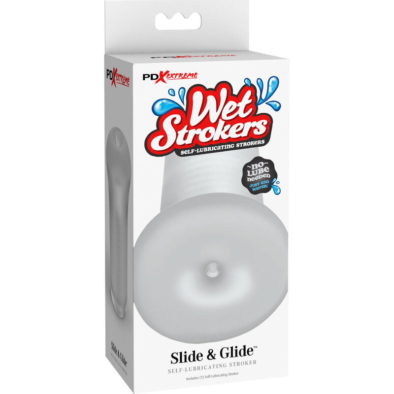 FETISH FANTASY EXTREME - SLIDE & GLIDE STROKER SILICONE TRANSPARANT