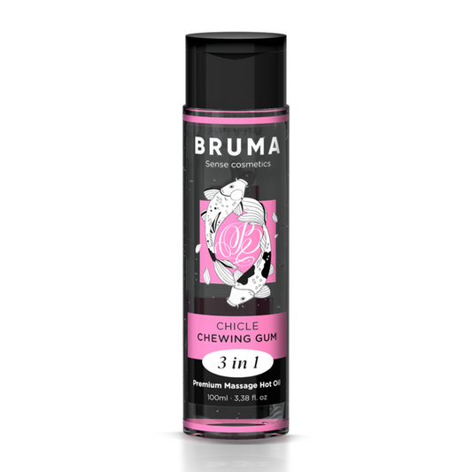 BRUMA - PREMIUM MASSAGE HETE OLIE KAUWGOM 3 IN 1 - 100 ML