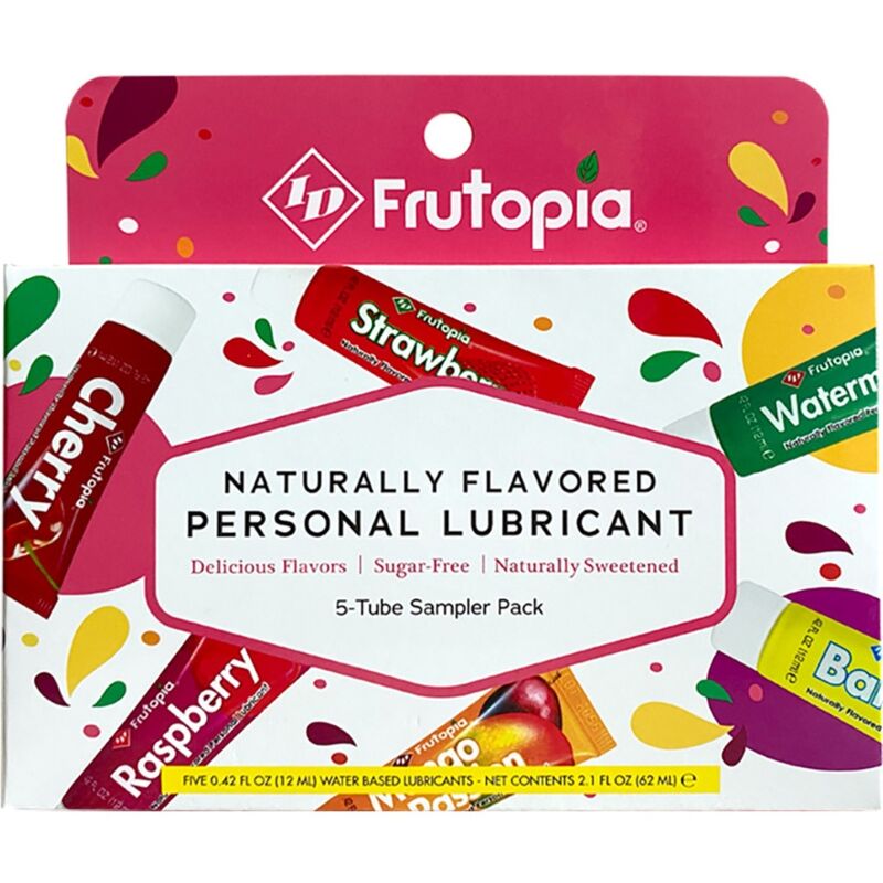 ID FRUTOPIA - ASSORTIMENT GLIJMIDDEL 5-PACK 12 ML