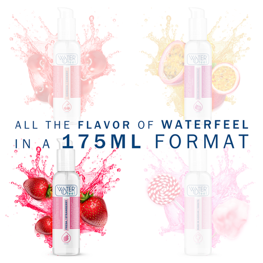 WATERFEEL - WATERGEDRAGEN GLIJMIDDEL MET AARDBEIENSMAAK 175 ML
