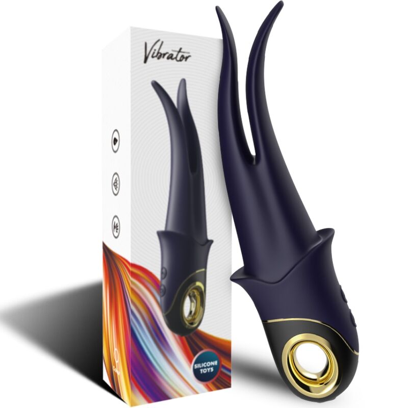 ARMONY - SHADOW VIBRATOR DUBBELKOPPENDE TEASING BLAUW