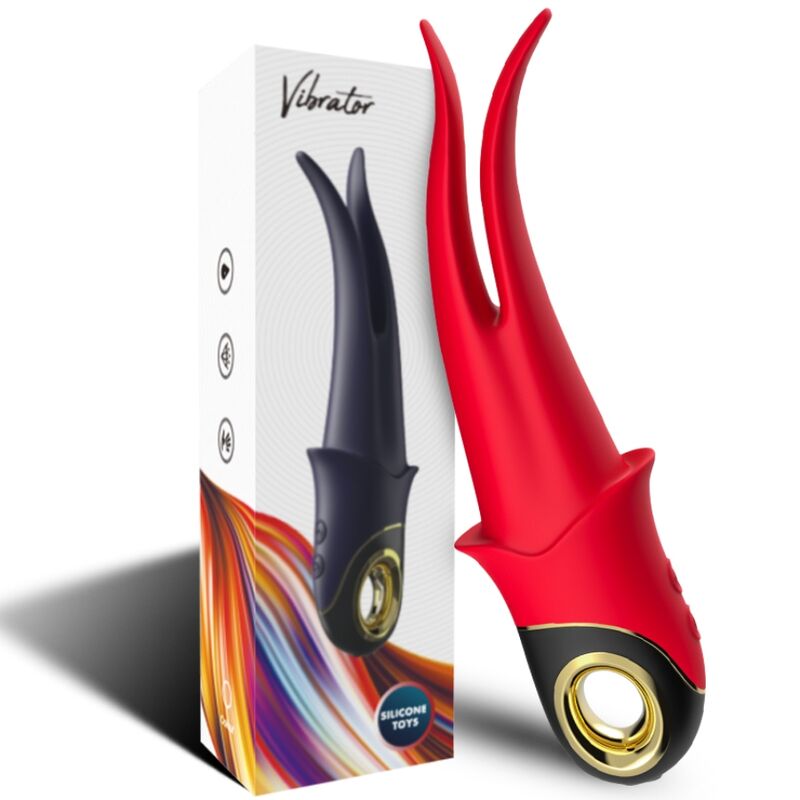 ARMONY - SHADOW VIBRATOR DUBBELKOPPENDE PLAGENDE ROOD