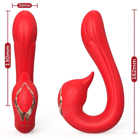 ARMONY - DELFIN VIBRATOR MULTIPOSITION & WARMTE-EFFECT ROOD