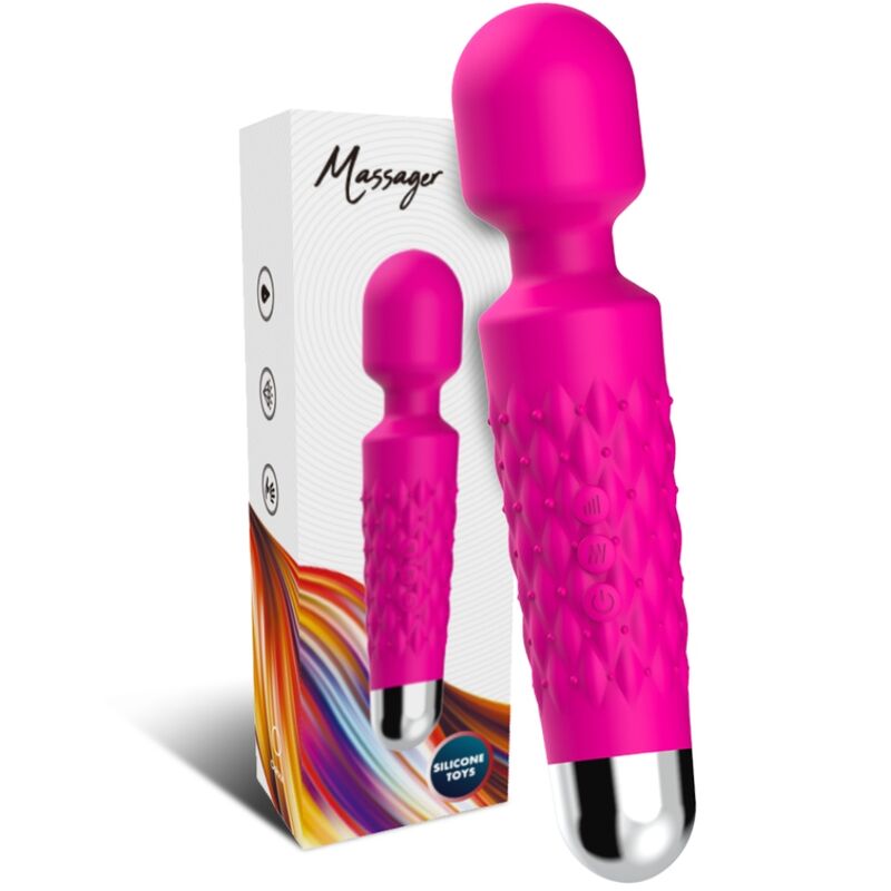 ARMONY - POSTMAN MASSAGER & VIBRATOR SUPER FLEXIBELE KOP FUCHSIA