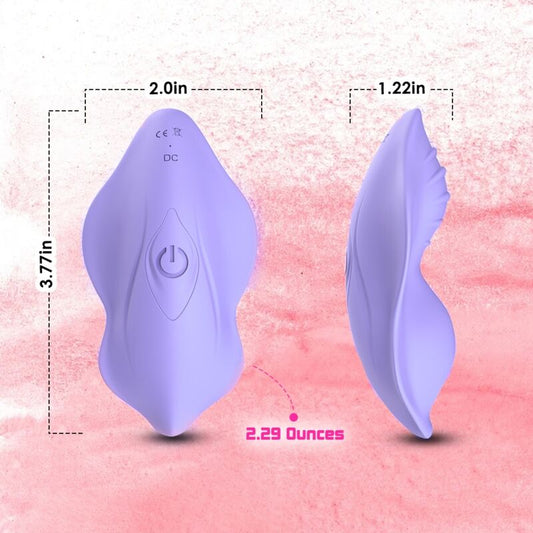 ARMONY - WHISPER DRAAGBARE SLIPJE VIBRATOR AFSTANDSBEDIENING PAARS