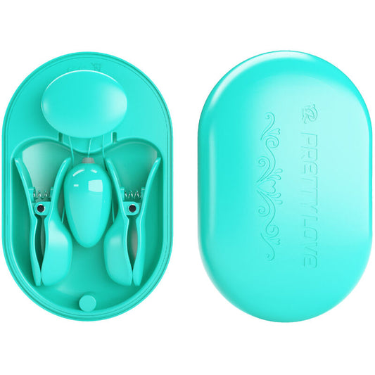 PRETTY LOVE - VERRASSINGSBOX BLAUWE ELEKTROSTIMULATIE PINCET