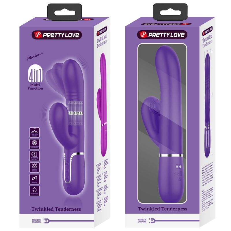 PRETTY LOVE - MULTIFUNCTIONELE G-SPOT VIBRATOR PAARS