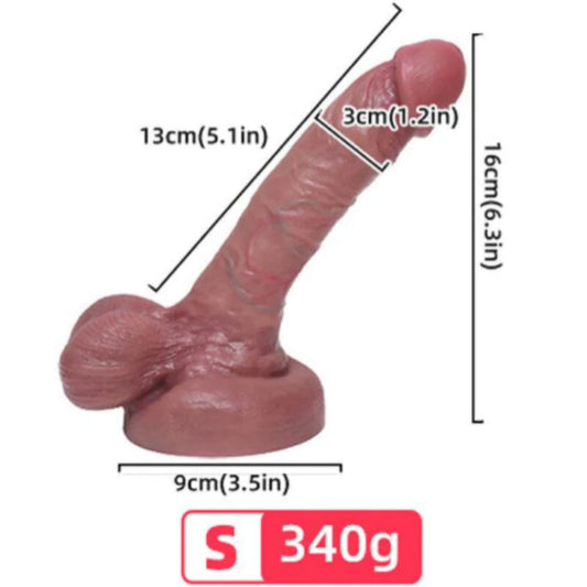 ARMONY - REALISTISCHE VLOEIBARE SILICONEN DILDO 13 CM