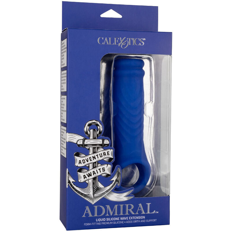 CALEXOTICS - ADMIRAL WAVE PENIS COVER VLOEIBAAR SILICOON BLAUW