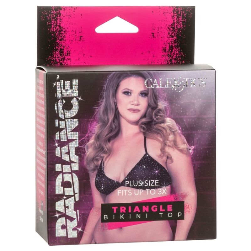 CALEXOTICS - RADIANCE TRIANGLE BIKINITOP STRASS PLUS SIZE