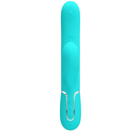 PRETTY LOVE - PERLITA MULTIFUNCTIONELE 3-IN-1 G-PUNT VIBRATOR AQUAGROEN