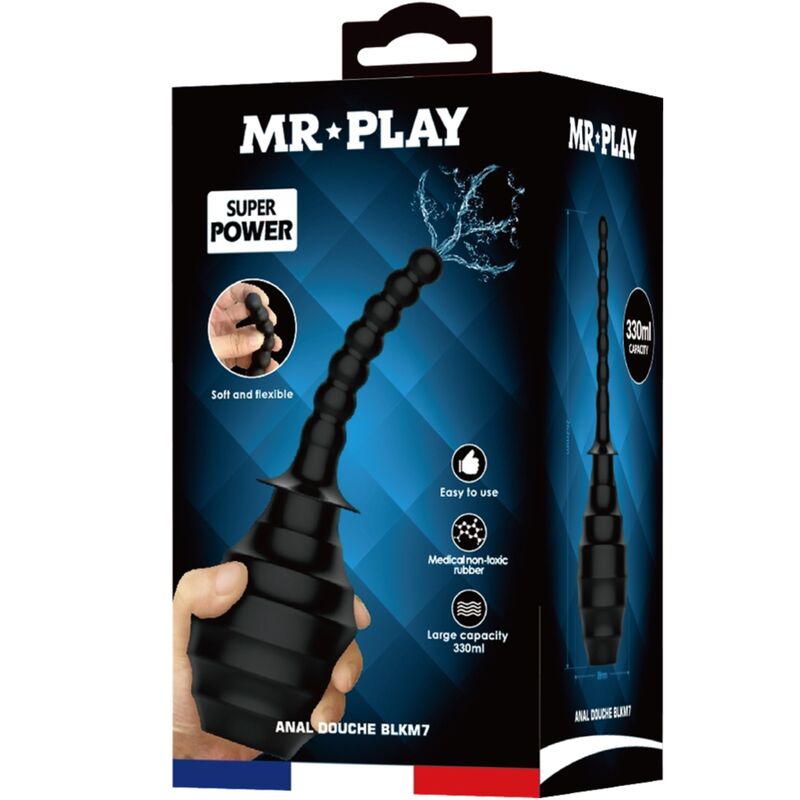 MR PLAY - ANAAL DOUCHE BLKM7 SUPER POWER ZWART