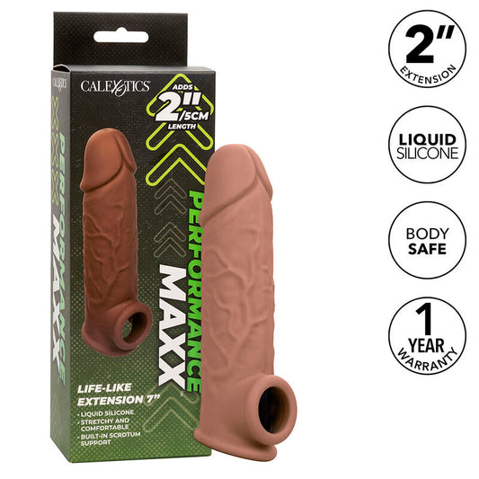 CALEXOTICS - PERFORMANCE MAXX LEVENSECHTE VERLENGING 7 BRUINE HUID