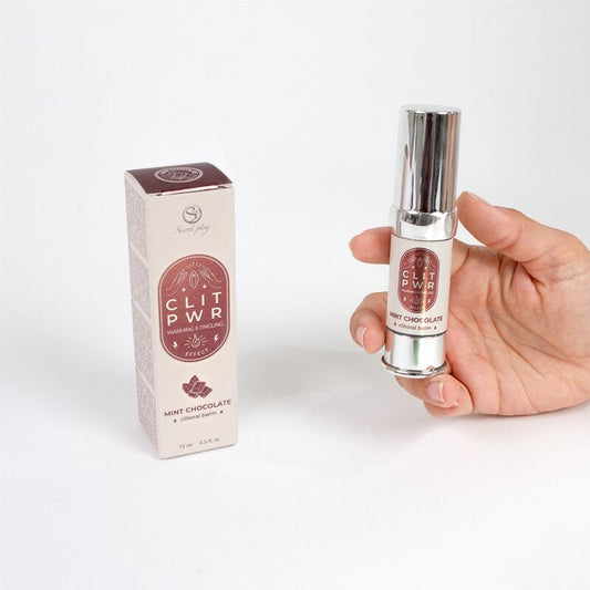 SECRET PLAY - CLIT PWR CLITORIS BALSEM MUNT CHOCOLADE